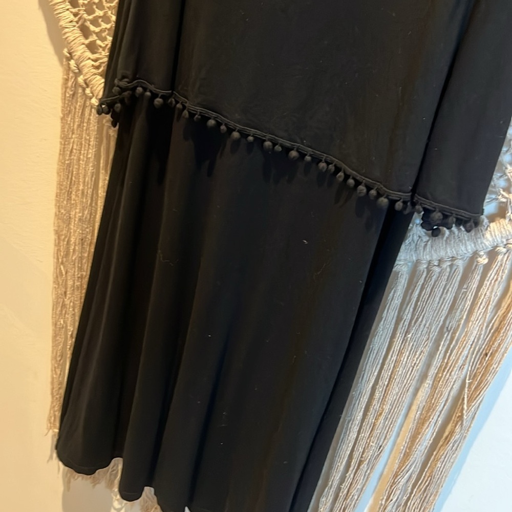 Three Dots ~ Black ~ Sleeveless Swing Dress ~ Small